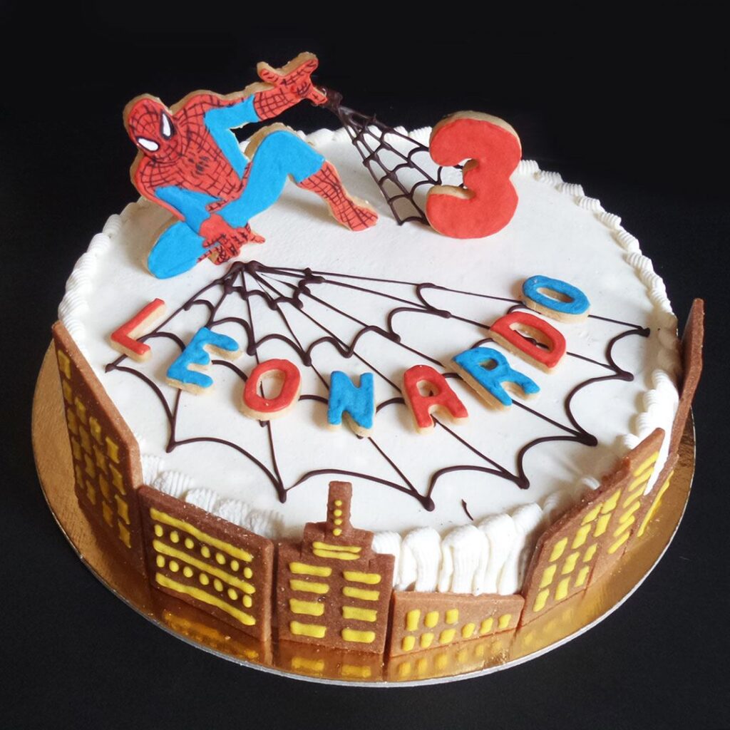 Chantilly a tema Spiderman,